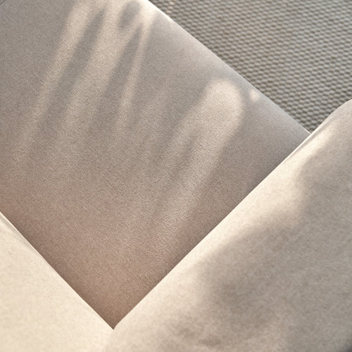 Tikamoon Hoekbank rechts in ecru stof 270 x 180 cm - Beige