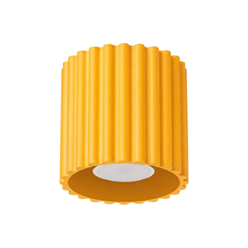 Sollux Lighting Plafondlamp AURA 1 geel GU10 - 10x10x10cm