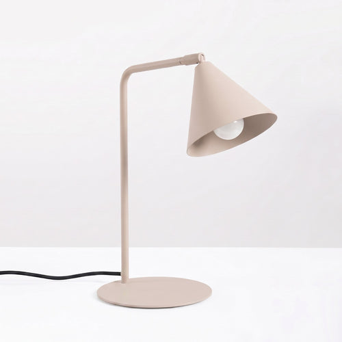 Sollux Lighting Tafellamp NOX taupe - 18x18x35cm