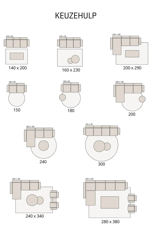 Organisch hoogpolig vloerkleed Odelia bruin/taupe - Interieur05