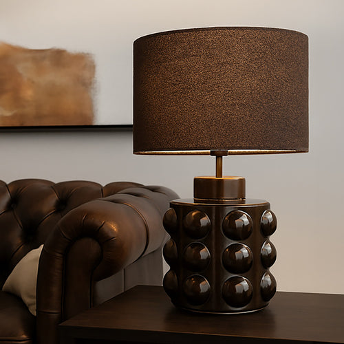 Kare Design tafellamp Calamaro - bruin - vtwonen shop