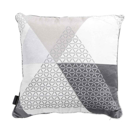 Madison Sierkussen Triangle grey met paspel -50x50 cm