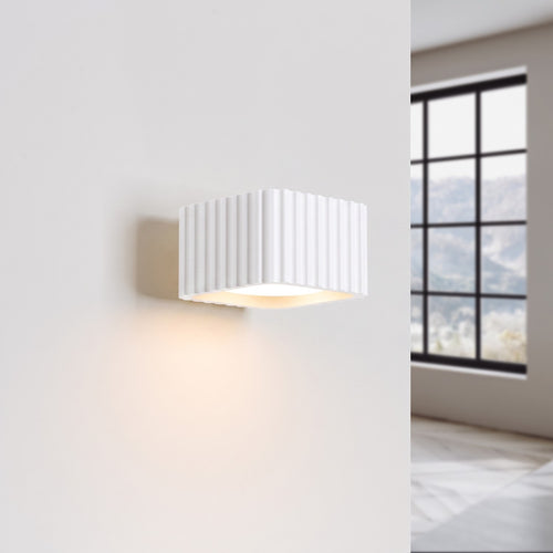 Sollux Lighting Wandlamp RIFF wit Gx53 - 10x12x6cm