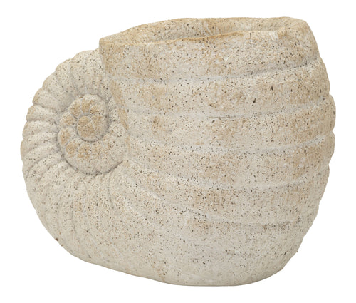Mauro Ferretti schelpvaas - 33x19x23 cm - beige