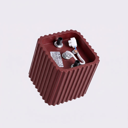 Sollux Lighting Plafondlamp RIFF 1 bordeaux GU10 - 10x10x10cm