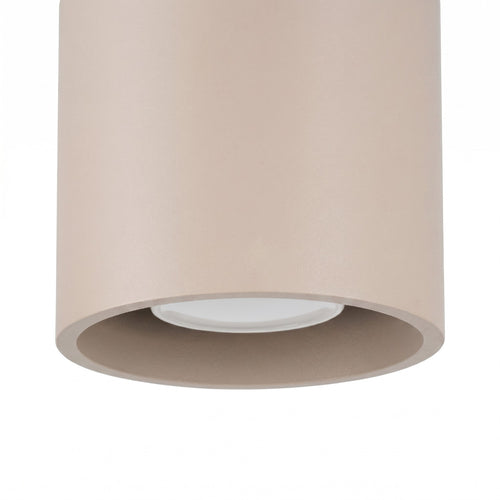 Sollux Lighting Plafondlamp ORBIS 1 taupe - 10x10x10cm