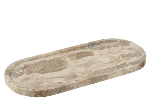 J-Line plateau Marmer - steen - beige