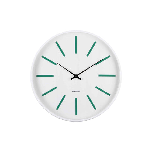 Karlsson wandklok Arruga Retro - wit - Ø40cm