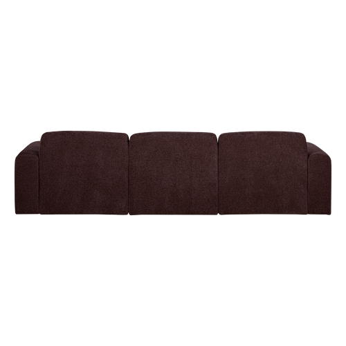 WOOOD 3-zits bank slub Umina - Chenille - Bordeauxrood