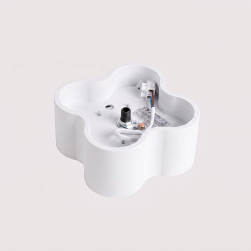 Sollux Lighting Plafondlamp OVIO 1 wit Gx53 - 12x12x6cm
