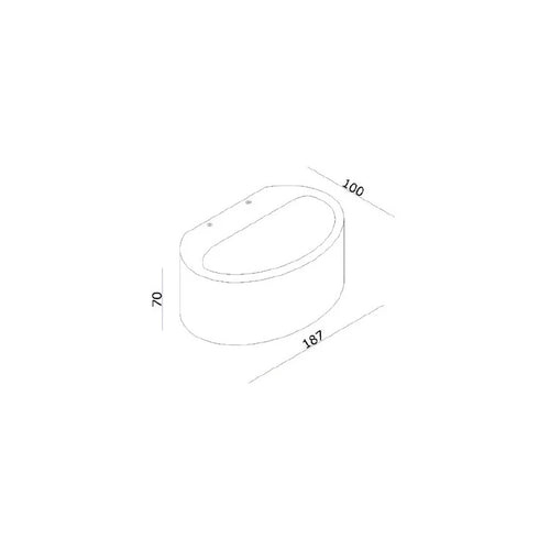 Artdelight wandlamp Sharp - led geïntegreerd - wit - vtwonen shop