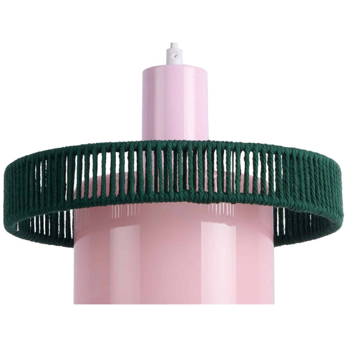 Leitmotiv hanglamp Firenze Wide - roze - Ø25cm