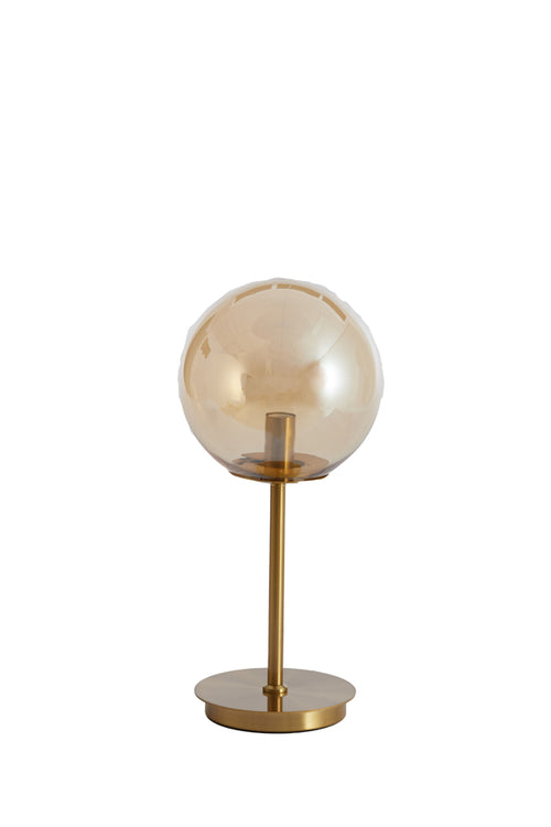 Light & Living tafellamp MEDINA - oranje - Ø20x43cm - vtwonen shop