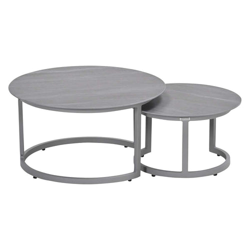 Garden Impressions Loungetafels Monte carlo - taupe - centostone Napoli sand
