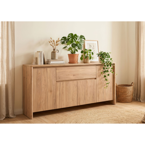 Calicosy - Dressoir SOREN - licht hout 165x40x86 cm