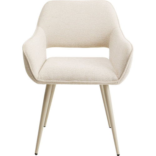 Kare Design Stoel met armleuningen San Francisco creme