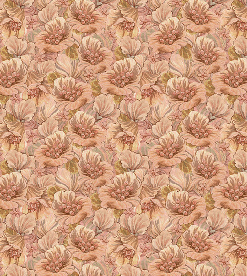 ESTAhome fotobehang geborduurd bloemmotief lichtbruin, beige en geel - 2.5 x 2.79 m - 159536