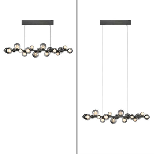 Neuhaus PURE hanglamp E-Popup - 18 lichts - 120  x 240   cm - antraciet - vtwonen shop