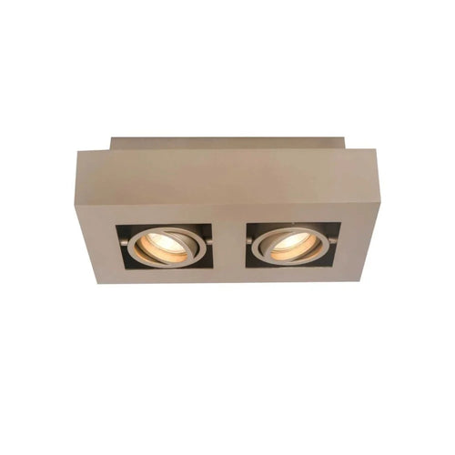 Artdelight spot Bosco - 2 lichts - 25  x 8.6   cm - champagne