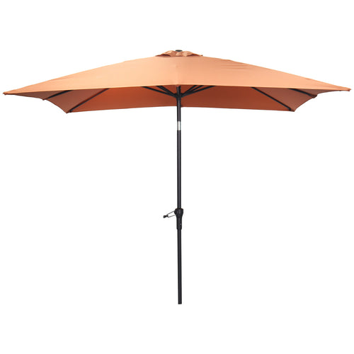 Garden Impressions Lotus parasolset 250x250 koper met voet en hoes