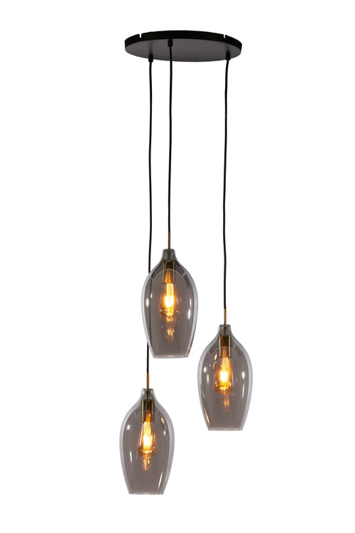 Light & Living hanglamp LUKARO - grijs - Ø35x32cm - vtwonen shop