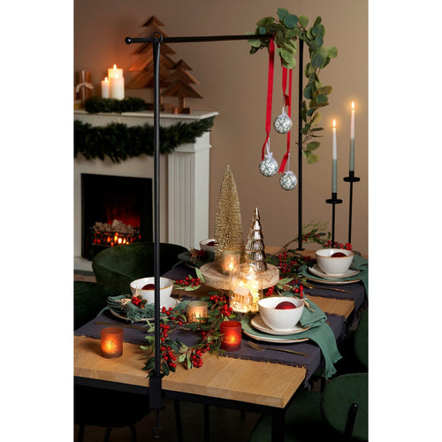 Mica Decorations Tafelklem - H110 x L223-250 cm - Metaal - Zwart