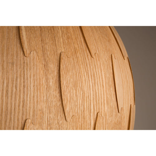 Dutchbone Bond Hanglamp Rond 40 cm Hout Naturel - vtwonen shop