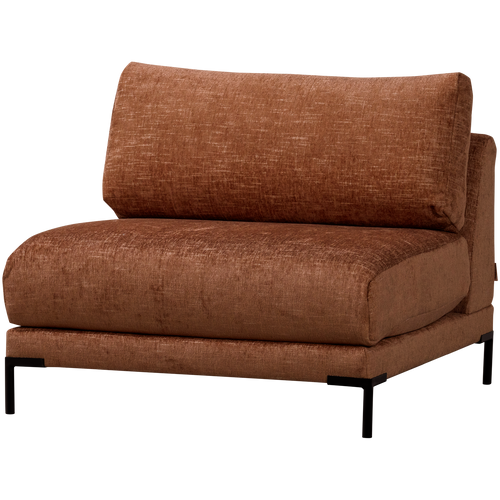 vtwonen loveseat bank element Couple - Polyester - Roest Melange - 89x100x100 - vtwonen shop