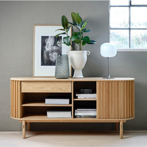 Olivine Kjeld houten sideboard naturel - 160 x 45 cm - vtwonen shop