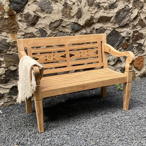 Raw Materials tuinbank Boho - Teakhout - vtwonen shop