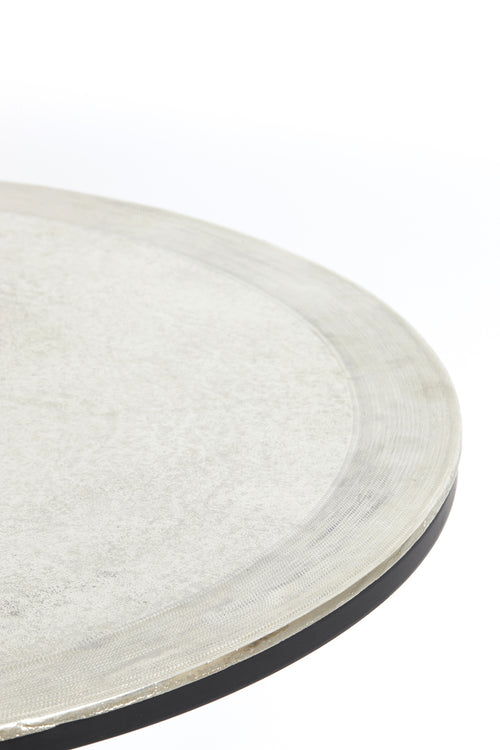 Light & Living salontafel TALCA - Ø75x45cm - zilver - Set van 2 - vtwonen shop