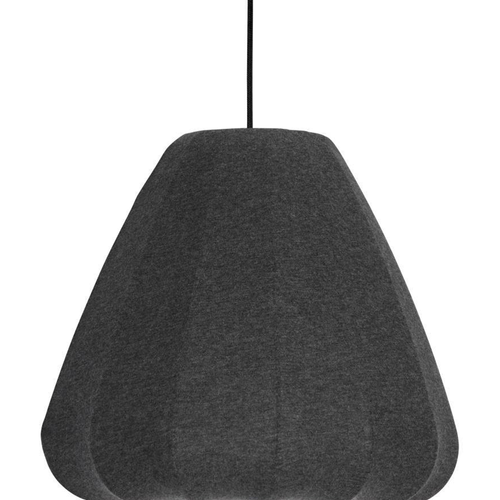 EGLO hanglamp Barlaston - e27 - ø 35 cm - zwart/grijs - uitwasbaar textiel