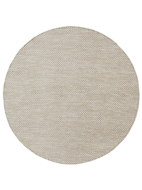 Vloerkleed MOMO Rugs Vaasa Camel White Rond 200 rond