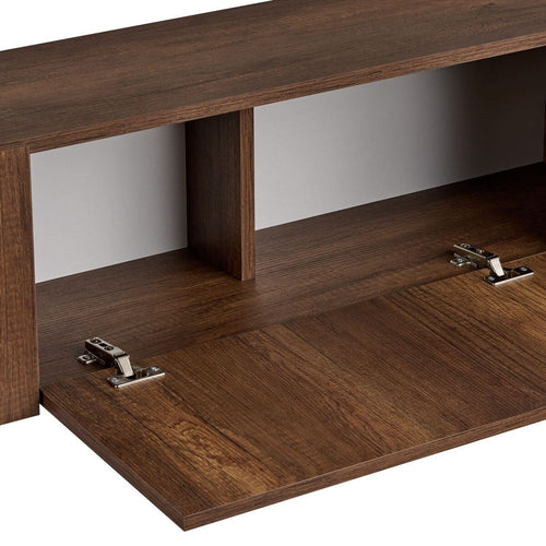 Calicosy - TV-meubel ATLAS - Donker hout 180x30x45 cm
