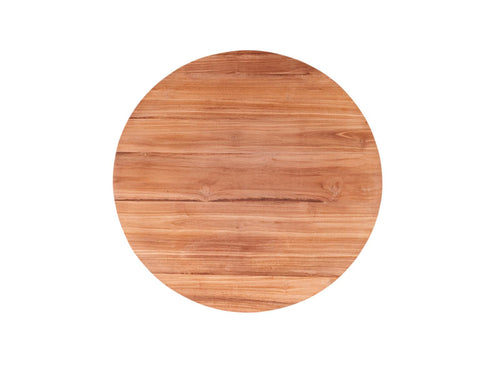 MaximaVida massief rond teakhouten tafelblad Java indoor 120 cm - vtwonen shop