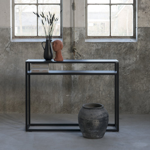 Spinder Design sidetable Daniël 120 - Zwart - vtwonen shop