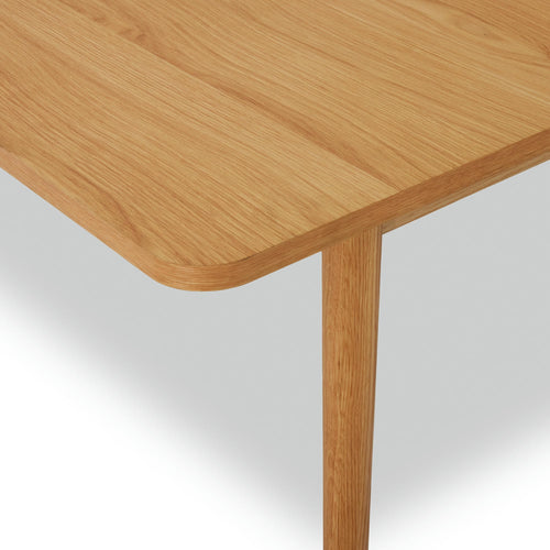Furnhouse uitschuifbare eettafel Nyborg - Natuurlijk eikenhout - 200/300x100 cm