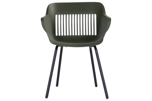 Hartman Tuinstoel Jill Rondo - Groen Kunststof - Set Van 2 - vtwonen shop