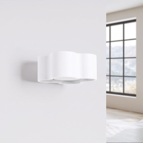 Sollux Lighting Wandlamp OVIO wit Gx53 - 12x14,5x6cm