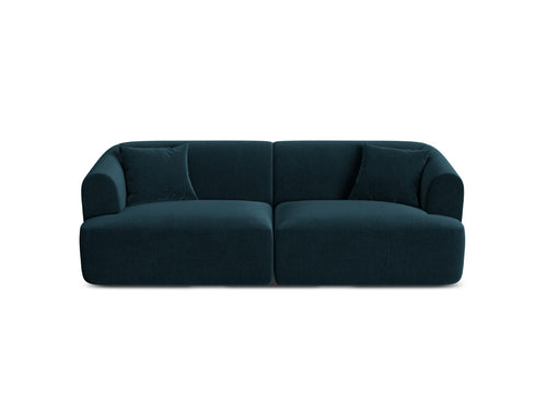 Cosmopolitan Design Modulaire bank Campi 3-zits, flueel diepe olie - 90x220x70cm