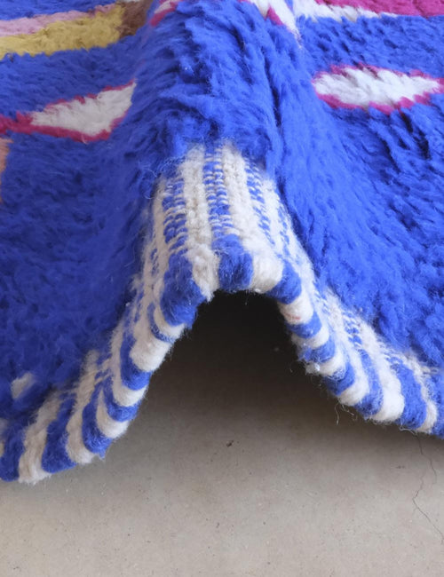 AFK Living vloerkleed Berber - handgemaakt - Wol - 80 cm x 240 cm