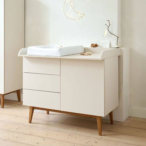 Petite Amélie Commode AMANDE - Spaanplaat - mushroom