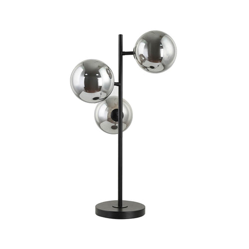 HOME DELUXE VIOLA glazen tafellamp - Rookgrijs