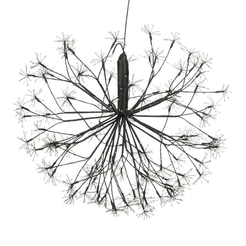 Luca Lighting Kerstverlichting Bal met Warm Witte LED Lampjes - Ø60 cm - Zwart - vtwonen shop