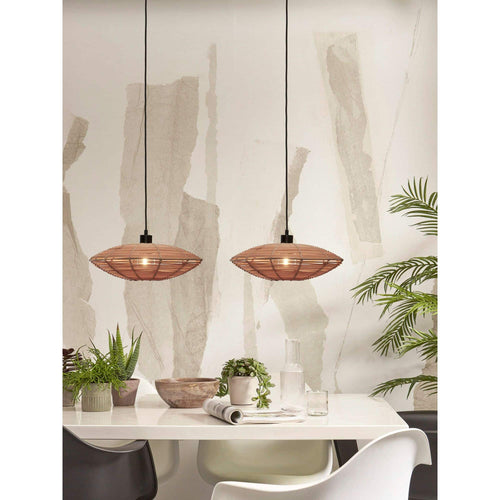 GOOD&MOJO hanglamp Tanami - bruin - Ø55cm - vtwonen shop