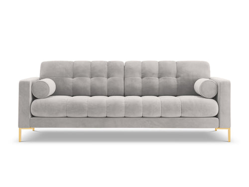 Cosmopolitan Design Bank Bali 3-zits, flueel, geld - 96x177x75cm