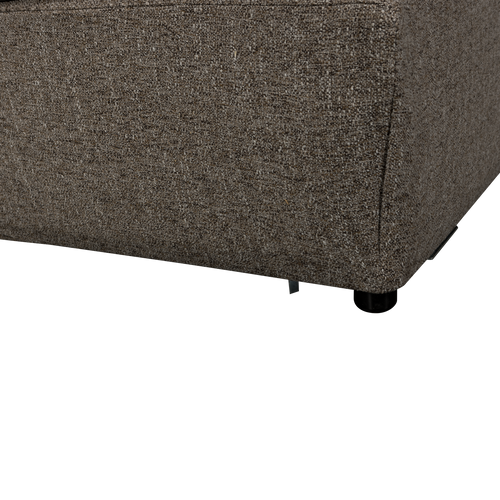 WOOOD hoekelement Baggy - Geweven Stof - Warmgrijs Melange - 81x96x96 - vtwonen shop