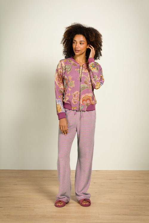 Pip Studio - Britta Pyjamabroek - Dames - Little Sumo Stripe - Lila - M