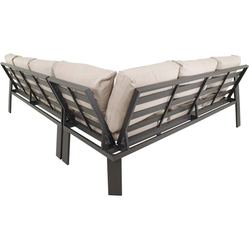Lesli Living loungebank Estoril - antraciet - 213x86x80,5cm