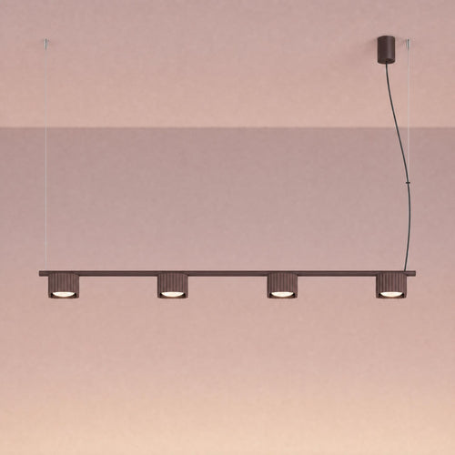 Sollux Lighting Kroonluchter RIFF 4 bruin Gx53 - 122x10x208cm